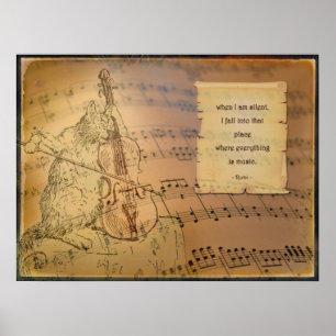 Poster put gedicht Rumi