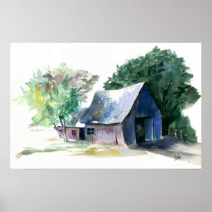Poster - Rural Barn
