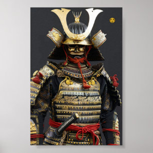 Poster Samurai Wall Art printng Shogun Tokugawa