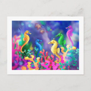 poster_seahorses postcard