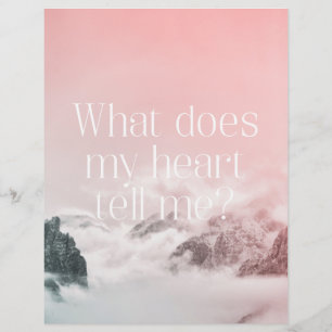 Poster self love Follow your heart