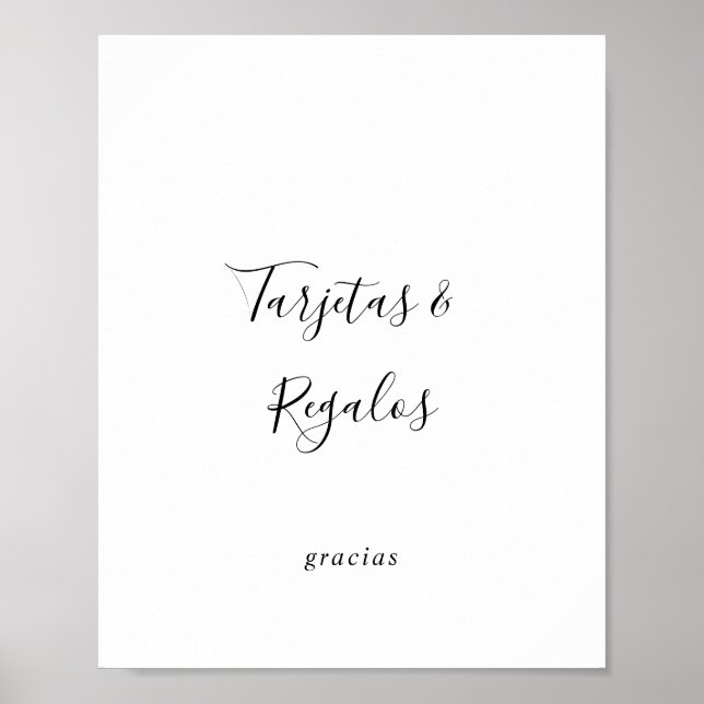 Póster Sencillo de Tarjetas y Regalos Poster (Front)