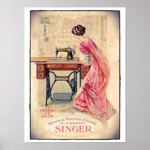 POSTER “SEWING MACHINE "