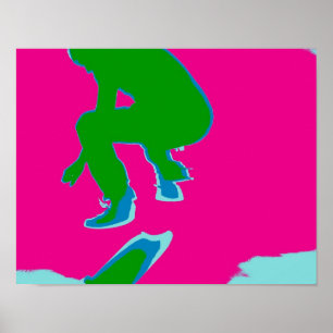 Poster Skater Pop Art