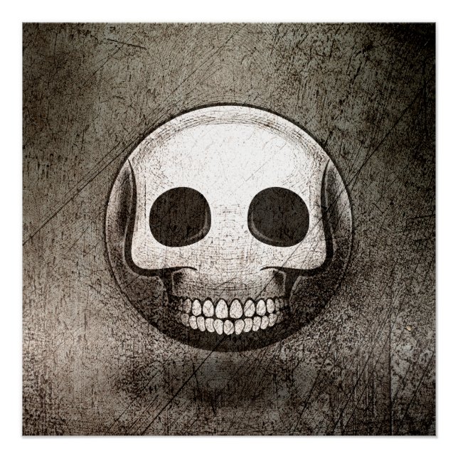 Poster Skullmoji Vintage (Front)