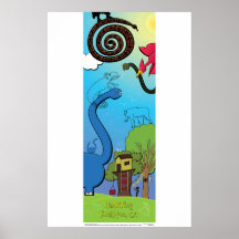 Poster - Snakes and dinosaurs—oh my!