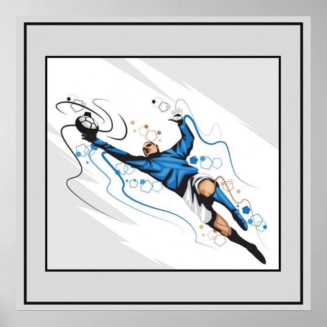 Poster-Soccer  24" x 24" Poster (Front)