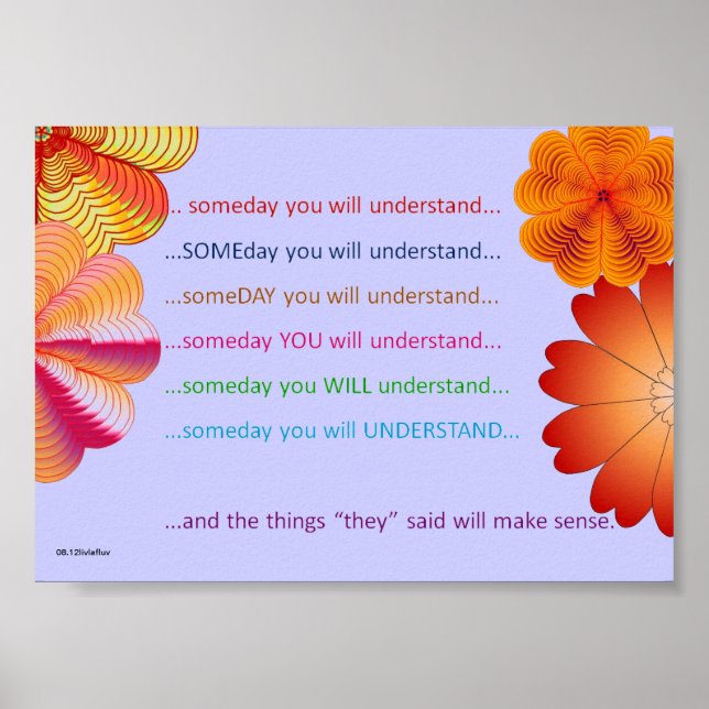 Poster.SOMEDAY2.5 Poster (Front)