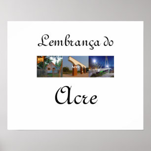 Poster souvenir of the Acre