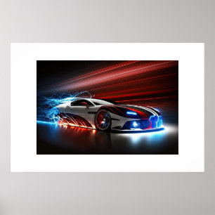 Poster Sports Car
