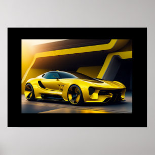 Poster Sports Car