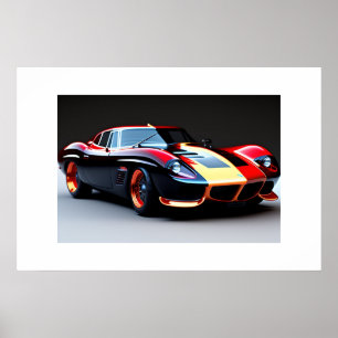 Poster Sports Car