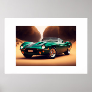 Poster Sports Car