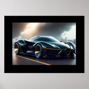 Poster Sports Car