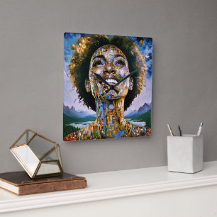 Poster Square Wall Clock