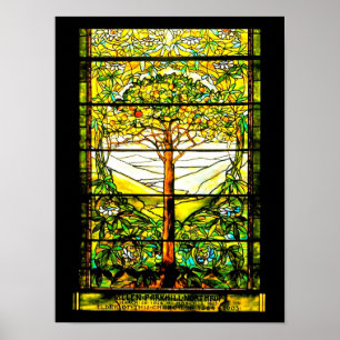 Poster-Stained Glass-Louis Tiffany 104 Poster