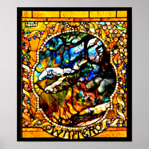 Poster-Stained Glass-Louis Tiffany 106 Poster