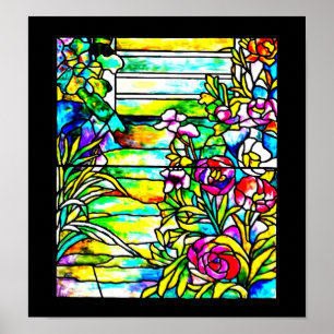 Poster-Stained Glass-Louis Tiffany 112 Poster