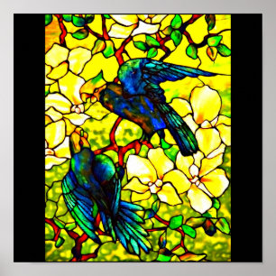 Poster-Stained Glass-Tiffany 15 Poster
