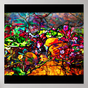 Poster-Stained Glass-Tiffany 20 Poster