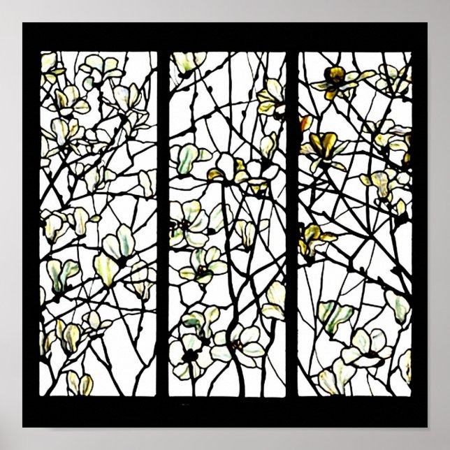 Poster-Stained Glass-Tiffany 23 Poster (Front)