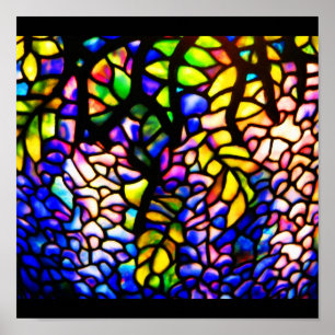 Poster-Stained Glass-Tiffany 4 Poster