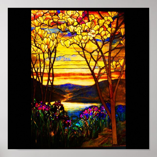 Poster-Stained Glass-Tiffany 8 Poster (Front)