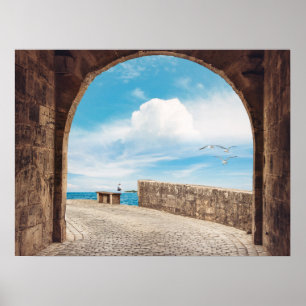 Poster Stone Arch