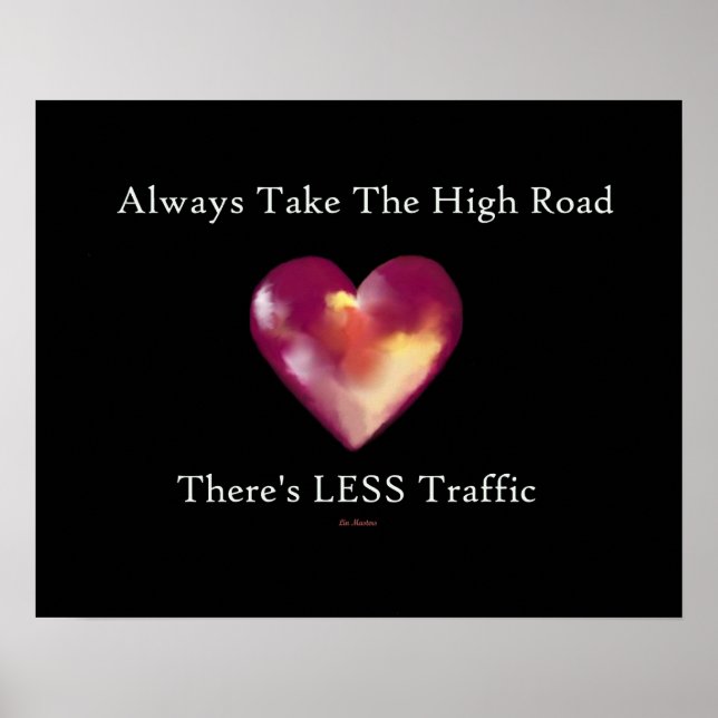 POSTER ... Take The High Road (Front)