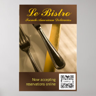 Poster Template Le Bistro
