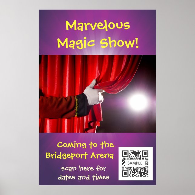 Poster Template Magic Show (Front)