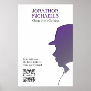 Poster Template Men's Clothing