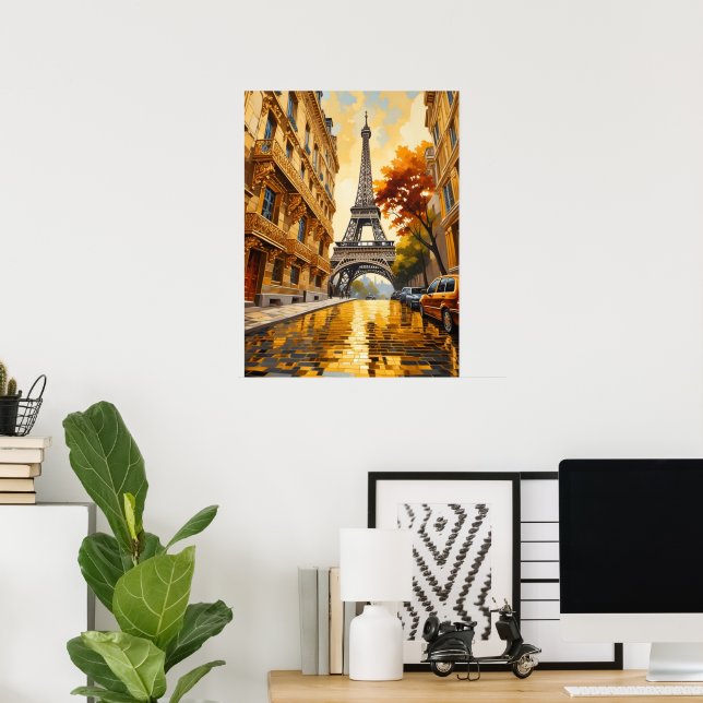 poster/The Eiffel Tower in Light/print Poster (Home Office)