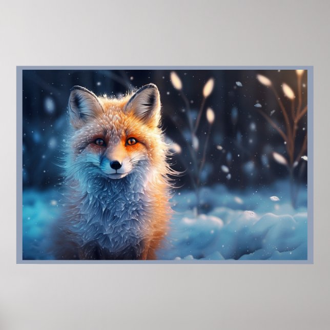 Poster The Fox of the Mysterious Forest (Front)