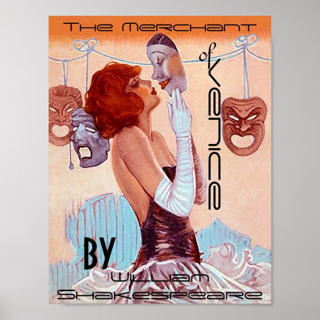 Poster The Merchant of Venice William Shakespeare (Front)