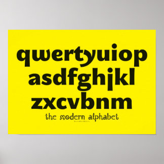 Poster - The Modern Alphabet