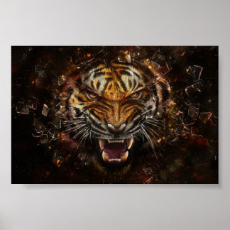Poster TIGER STEAM PUNK
