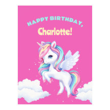 Poster to a magical birthday party.