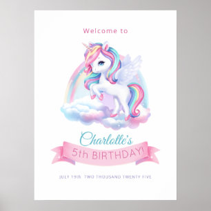 Poster to a magical birthday party.