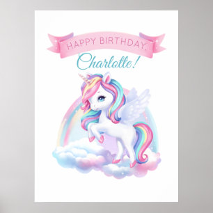 Poster to a magical birthday party.