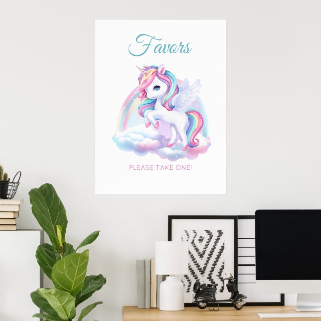 Poster to a magical birthday party. (Home Office)
