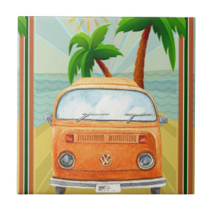 Poster:Travel California Ceramic Tile