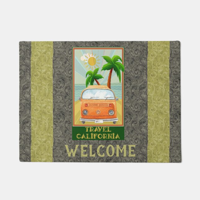 Poster:Travel California Doormat (Front)