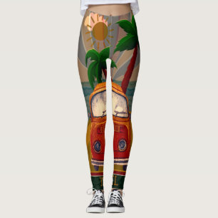 Poster:Travel California Leggings