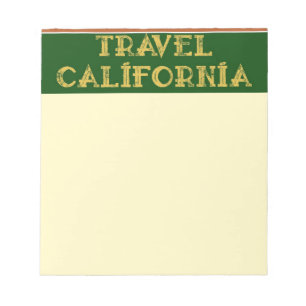 Poster:Travel California Notepad