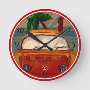 Poster:Travel California Round Clock