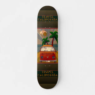 Poster:Travel California Skateboard