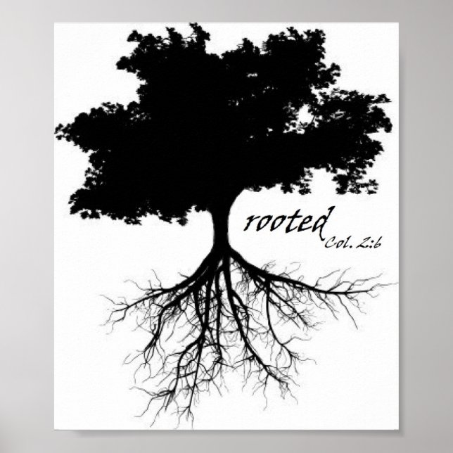 Poster (Tree "rooted" w/ Col. 2:6) (Front)