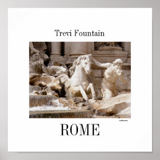 poster - Trevi Fountain, Rome