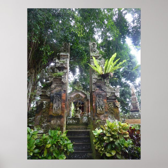 POSTER - Tropical Bali Garden (Front)